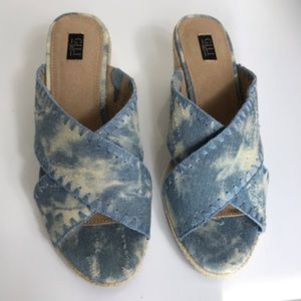 G.I.L.I. Kalani Crossband Slide Wedges - Picture 5 of 6